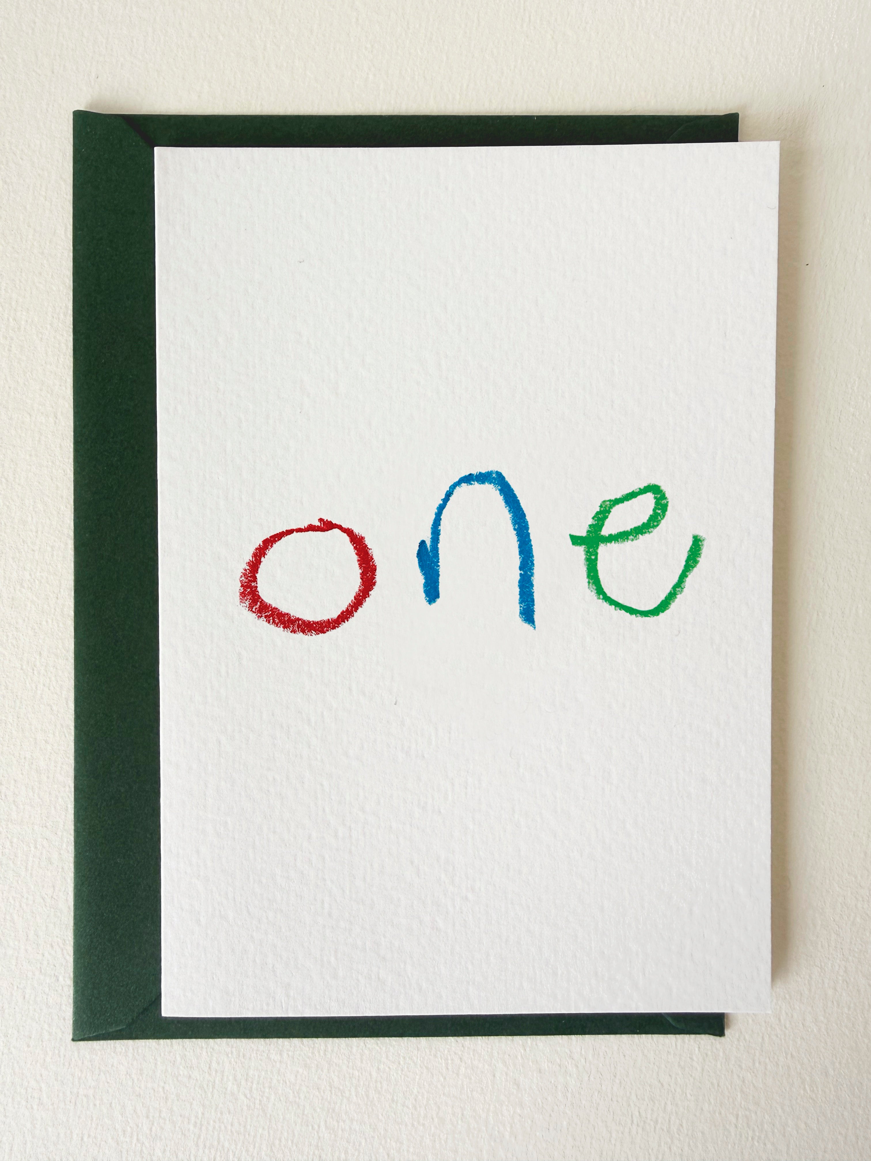 ONE